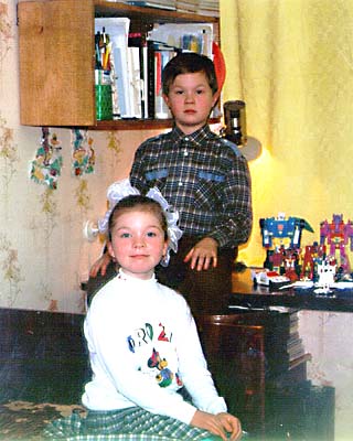 My kids in their room